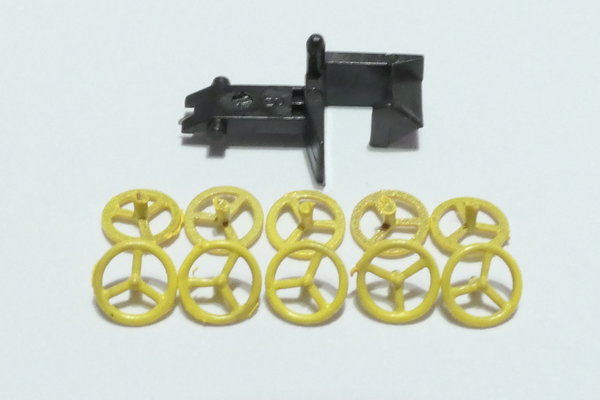 MTR-Zubehör MZ13101 10x handwheel yellow