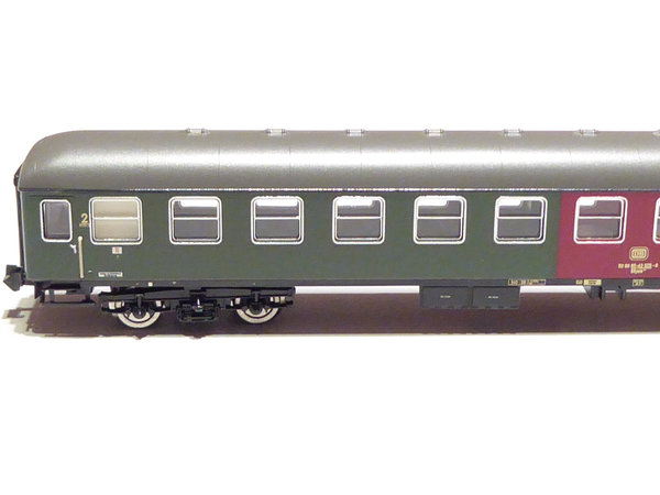 Fleischmann 863921 DB 4achsiger Halbspeisewagen grün rot