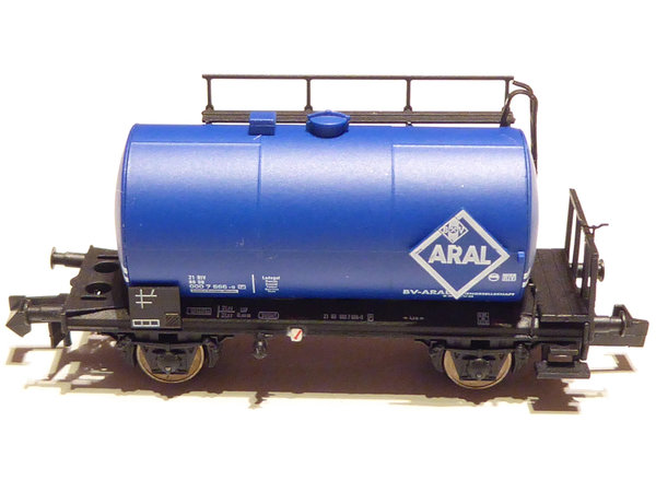 Hobbytrain H24833 DB 2teil Set 2achsiger Kesselwagen ARAL blau