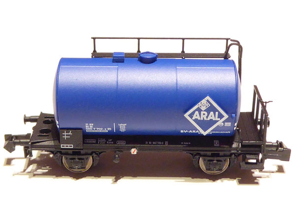 Hobbytrain H24833 DB 2teil Set 2achsiger Kesselwagen ARAL blau