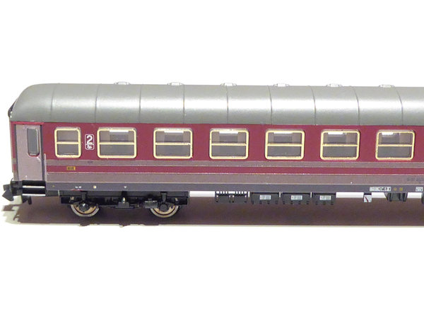 Fleischmann 811108 FS 4achsiger 2 Klasse Personenwagen rot