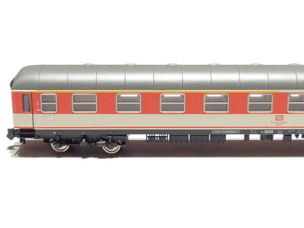 Fleischmann 838642 DB 4achsiger 1 2 Klasse Personenwagen grau orange