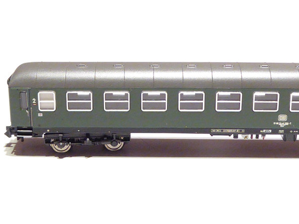 Fleischmann 864301 DB 4achsiger 2 Klasse Personenwagen grün