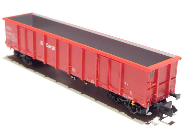 Fleischmann 830251 DB Cargo 2x 4achsiger O Wagen Eanos rot